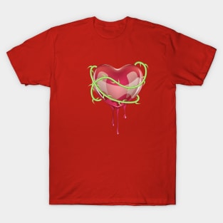 Bleeding Red Heart T-Shirt